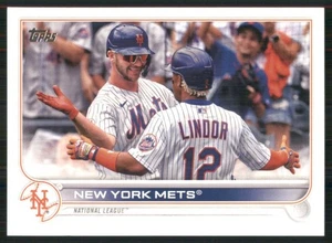 2022 Topps #341 New York Mets New York Mets 37290 - Bild 1 von 2
