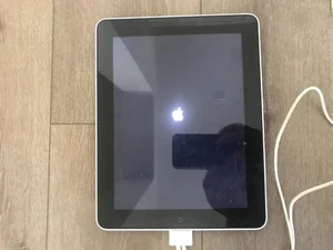 Apple iPad 1st Gen A1219 16GB Wi-Fi 9.7" Display Silver powers on As Is - Picture 1 of 7