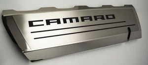 Placas superiores ACC incrustación de vinilo negro 'CAMARO' se adapta a Camaro SS de 16-20 con rieles de combustible ACC - Imagen 1 de 2