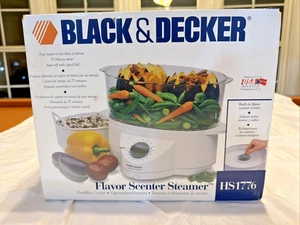 Nueva olla de vapor Black & Decker HS1776 sabor aromático cocina de alimentos/arroz sin abrir - Imagen 1 de 5