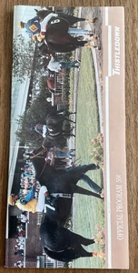 Rare 1988 - August 12th - ThistleDown Program - Picture 1 of 4
