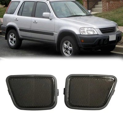 Pair Front Bumper Fender Marker Reflector for 1997-2001 Honda CR-V CRV Smoke - Image 1 of 4