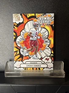 2025 Panini Donruss - Emeka Egbuka (RC) BOMB SQUAD! #BS-EEA Tampa Bay BUCCS - Bild 1 von 2