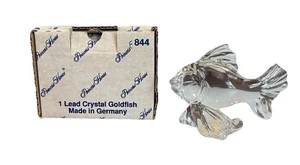 Princess House Goldfish Fish Pets Paperweight Figurine 24% Lead Crystal Germany - Picture 1 of 7