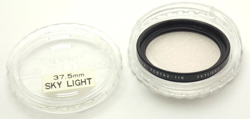 Asahi Pentax 37.5mm Skylight Filter for Auto 110 Clean Glass Made in Japan Used - Image 1 of 1
