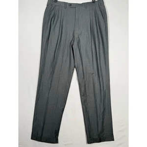Ralph Lauren grau Wollmischung Anzughose Bundfaltenhose Herren Größe 38 x 34 - Bild 1 von 10