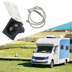 Kit de douche extérieure RV avec tuyau de robinet pour camping-car caravane - Picture 1 of 7
