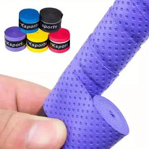 Anti-Slip PU Racquet Grip Tape-Sweat Absorbent,Universal for Tennis,Fishing Rods - Picture 1 of 13