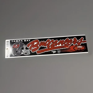 Vintage Tampa Bay Buccaneers NFL Bumper Strip/Sticker by Wincraft 12”x3” - Picture 1 of 6