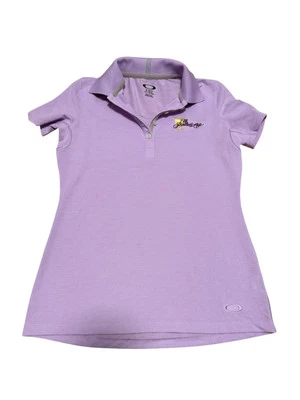 Oakley Presidents чашка рубашка гольф поло женщин Sz S/P фиолетовый быстро сухой вышитый - Изображение 1 из 4