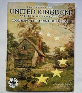 SET MONEDAS EURO PRUEBAS 2002 - REINO UNIDO - EDICIÓN LIMITADA - Imagen 1 de 10
