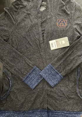 Brand New W/Tags AUBURN TIGERS Women's Hooded Sweater Size Large - Charcoal Gray - Image 1 of 4