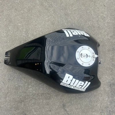 Tanque de gasolina combustible Buell M2 Cyclone & S3 Thunderbolt & S1 Lightning negro Foto 1 de 4