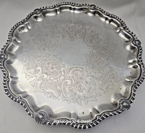 Antico Cooper Brothers 13 in piatto placcato argento Sheffield CS Mark - Foto 1 di 13