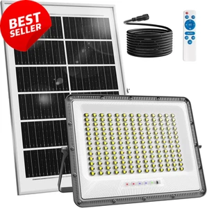 1000W Solar Flood Light 28000LM LED Outdoor Waterproof Yard Patio - Picture 1 of 12