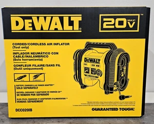 DeWALT DCC020IB 20 V kabelloser Hochdruck-Luftpumpe mit Kabel NEU - Bild 1 von 5