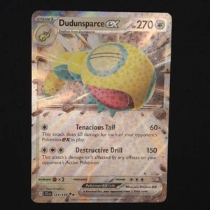 Dudunsparce ex 121/159 Journey Together Pokémon Doble Raro Holofoil 121/159 Casi Nuevo - Imagen 1 de 6