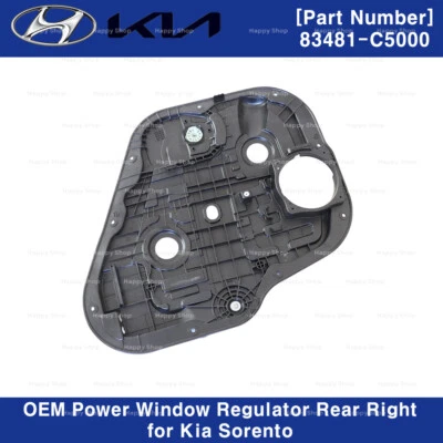 83481C5000 OEM Power Window Regulator Rear Right for Kia Sorento 2016-2020 - Image 1 of 2
