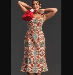 Anthropologie The Cecily Fit & Flare Dress - Plus 1X - BNWT - SEALED - RRP £140 - Picture 1 of 8
