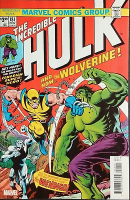 Hulk Incredible Hulk #181 Facsimile Edition Marvel First Apperance Wolverine • 24.99€