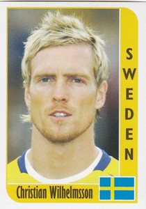 sticker CHRISTIAN WILHELMSSON Sweden FC Roma Football life 2008 Serbia