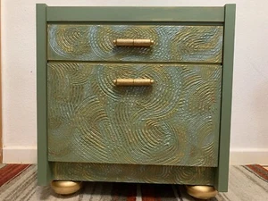 Super Rabatt!Design vintage Kommode Unikat mit Elementen der Skulptur 61x66см - Bild 1 von 11