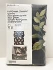 Ikea BLEKFRYLE Full/Queen Duvet cover and pillowcase(s), black/flower - NEW