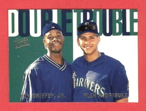1997 FLEER ULTRA Ken Griffey Jr/Alex Rodriguez SP "DOUBLE TROUBLE" CHASE CARD #9 - Picture 1 of 2