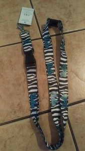 NWT NCAA UCLA Bruins Zebra Pattern Detachable Lanyard Keychain - Picture 1 of 4