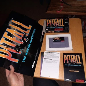 Pitfall The Mayan Adventure SNES Super Nintendo Game - Picture 1 of 8
