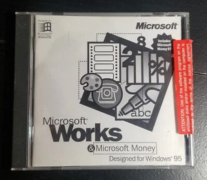 Microsoft Works and Microsoft Money CD for Windows 95 - Picture 1 of 3