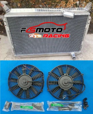 Radiador de aluminio + ventilador para Nissan 300ZX 3,0 L V6 1984 1985 1986 1987 1988 1989 Foto 1 de 4