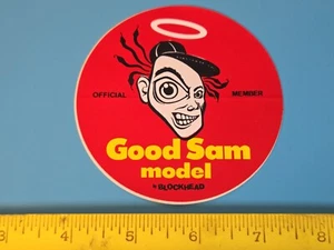 PEGATINA DE TABLA DE SKATE VINTAGE AÑOS 80 BLOCKHEAD GOOD SAM CUNNINGHAM MARK PARTAIN NOS - Imagen 1 de 1