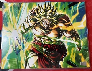 Vic Mignogna "Brolly" Signed BROLLY 11x14 Dragon Ball Z Photo CoA affixed - Picture 1 of 2