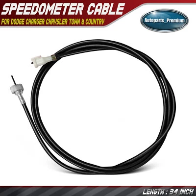 34 in Speedometer Cable for Dodge Charger Chrysler Town & Country Laser Plymouth - Image 1 of 4