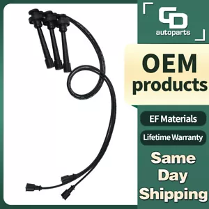 671-6279 3 Spark Plug Wires for Mitsubishi Montero 2003 2004 2005 2006 V6 3.8L - Foto 1 di 12