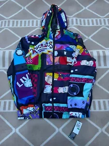 Rompevientos Rugrats Ren And Stimpy talla grande Members Only X Nickelodeon BNWT - Imagen 1 de 5