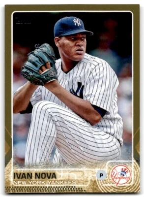 2015 Topps Gold Ivan Nova 1646/2015 New York Yankees #382 - Image 1 of 2