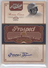 2011 Playoff Prime Cuts Prospect Signatures Century Silver /99 Roman Quinn Auto