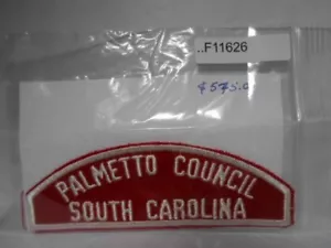 PALMETTO COUNCIL CAROLINA DEL SUR ROJO Y BLANCO F11626 - Imagen 1 de 1