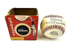 Vintage Wilson A1044 Official League Baseball w/ a Box missing the lid. - Picture 1 of 8