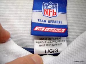 Vintage offizielles NFL Apparel Washington Redskins weißes Poloshirt/Golf mit Logo L - Bild 1 von 5