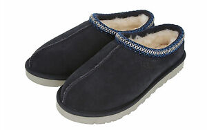100% Authentic UGG Men's True Navy Iconic Moccasin Tasman Shoes Brand New 5950