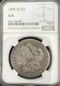1892-CC MORGAN DOLLAR - G-04 - NGC - Picture 1 of 5