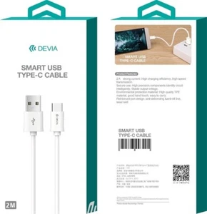 CAVO DEVIA DATI USB TIPO C PER APPLE SAMSUNG XIAOM CAVETTO CARICABATTERIA TYPE-C - Foto 1 di 5
