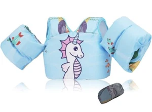 Swim Vest for Kids 28-70 Lbs Toddler Swim Vest Unicorn - Picture 1 of 9