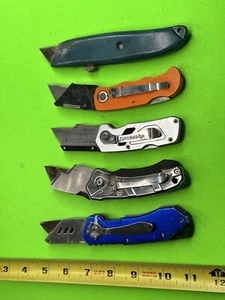 Lot A 5 TSA Box Cutters Varied Styles. #733 - Picture 1 of 4