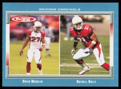 2006 Topps Total Blue David Macklin/Antrel Rolle #59 - Image 1 of 2
