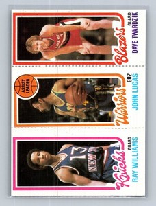 1980-81 Topps Ray Williams, John Lucas, Dave Twardzik 
