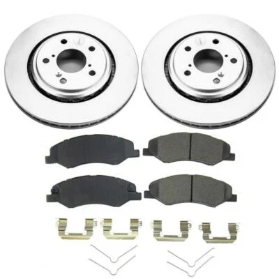 PowerStop Disc Brake Kit - Front - Fits Honda Odyssey 2018-2021 Genuine Geomet C - Image 1 of 4